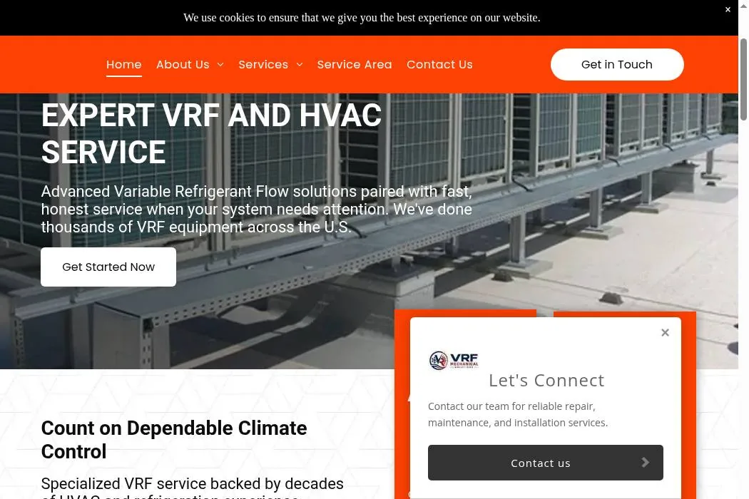 VRF Mechanical Solutions cover