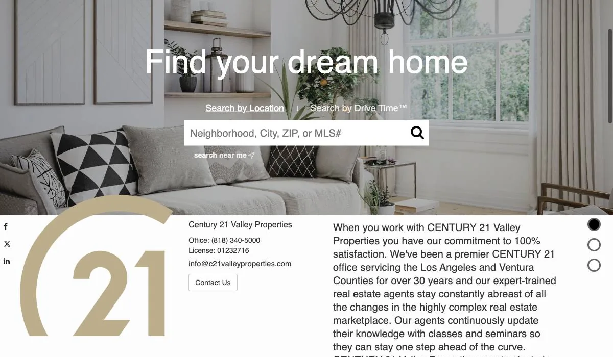 CENTURY 21 Valley Properties cover