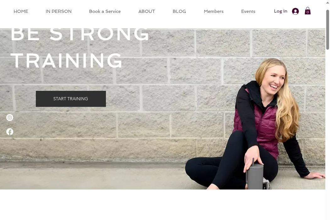 BE Strong Training cover