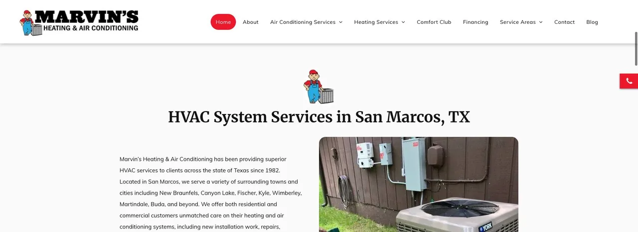 Marvin's Heating & Air Conditioning cover