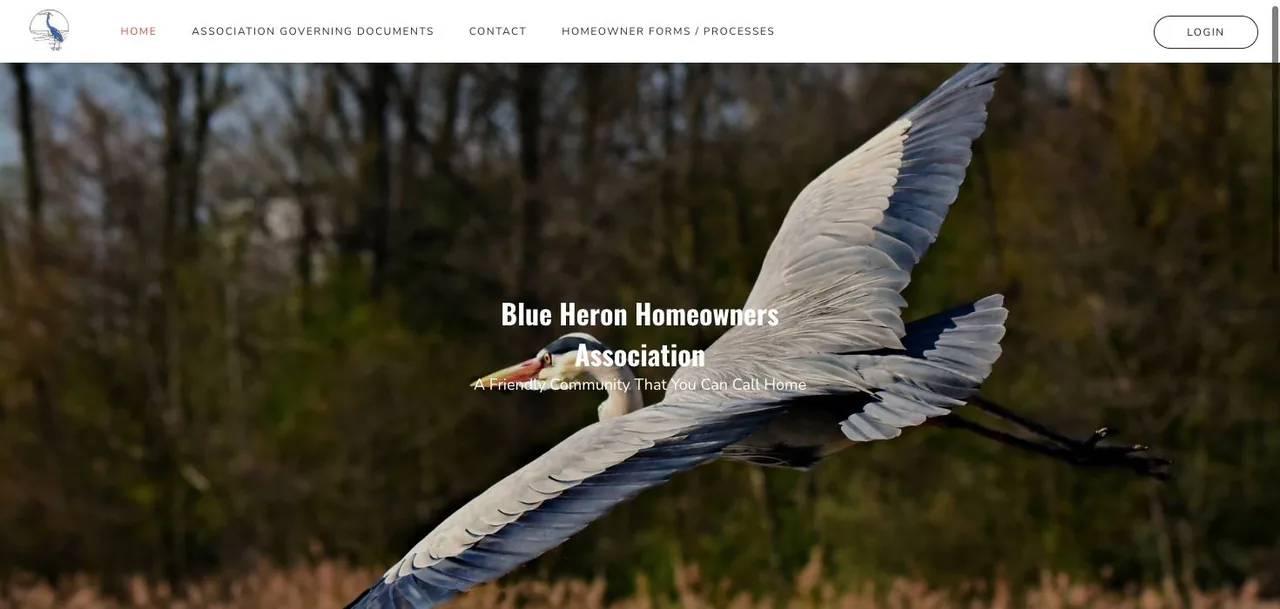 Blue Heron Homeowners Association cover
