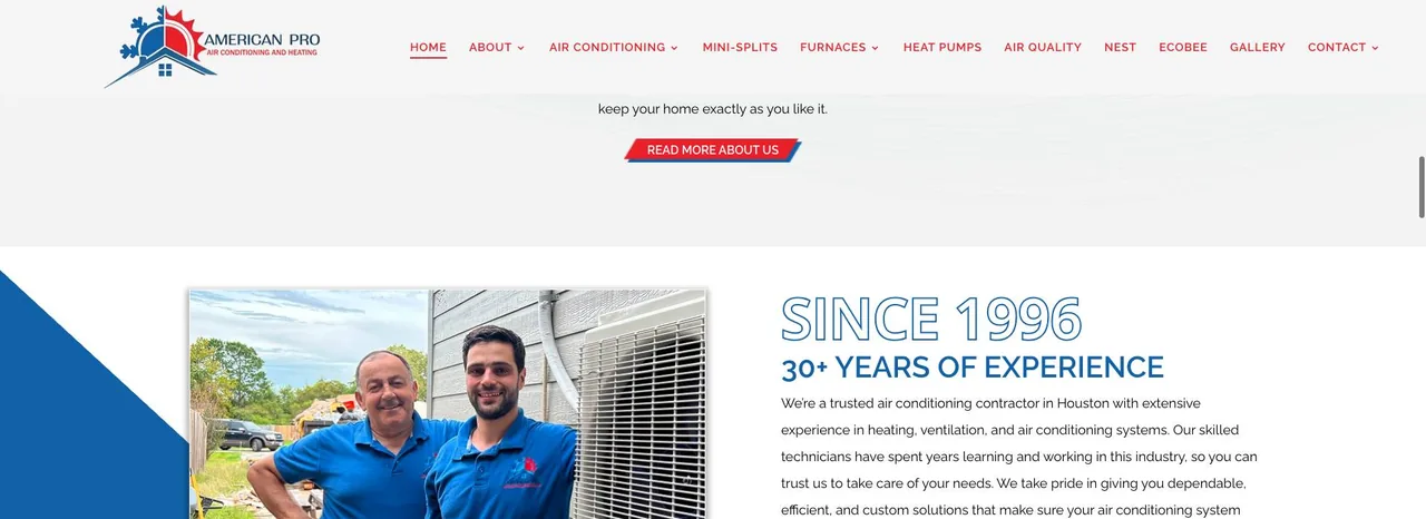 American Pro Air Conditioning & Heating cover
