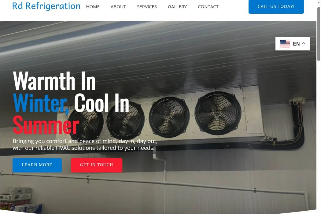 Rd Refrigeration & HVAC cover