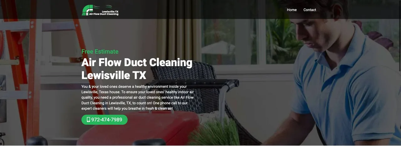 Air Flow Duct Cleaning Lewisville TX cover