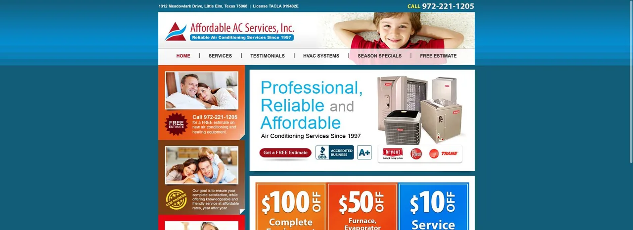 Affordable AC Services cover