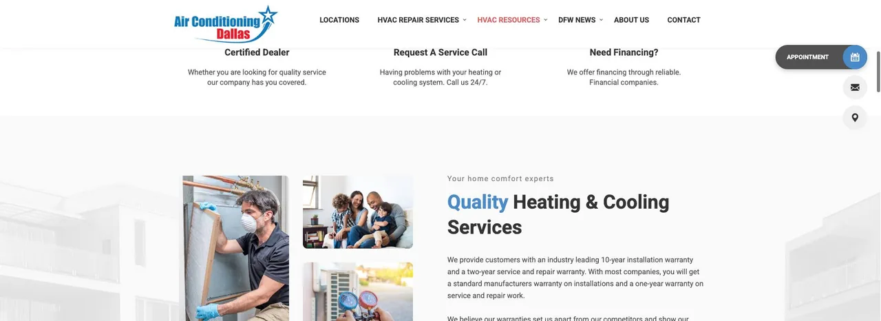 Dallas Air Conditioning cover