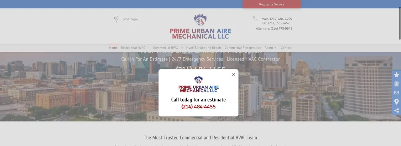 Prime Urban Aire Mechanical cover