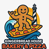 Gingerbread House Bakery and Pizza logo
