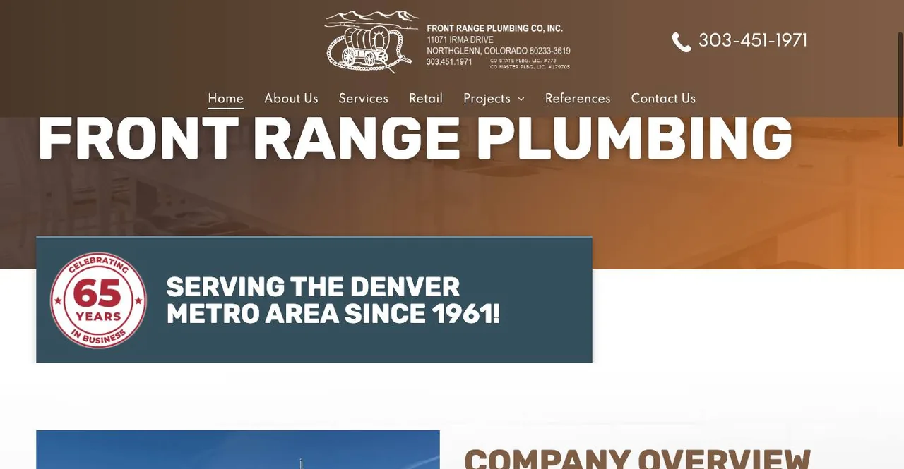 Front Range Plumbing cover