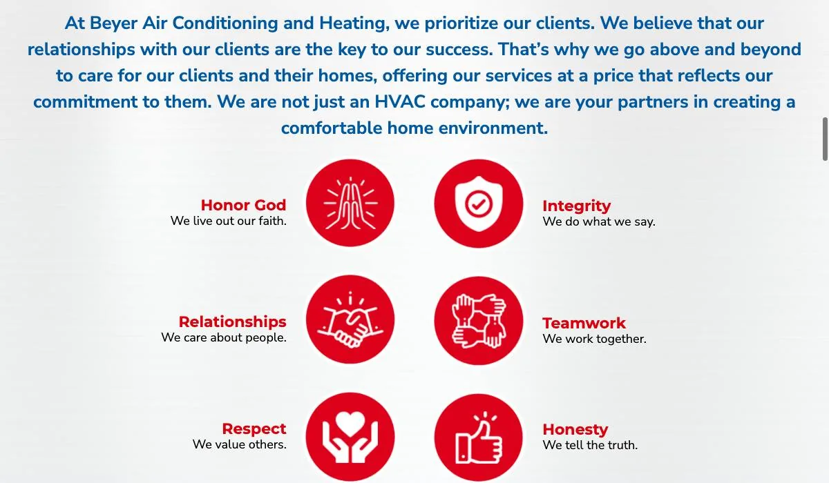 Beyer Air Conditioning and Heating cover