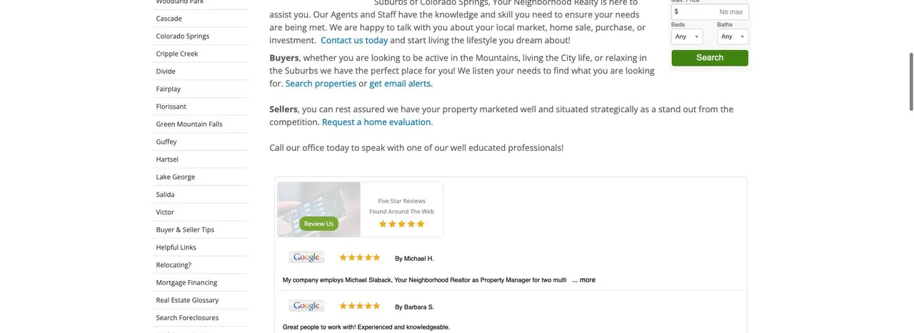 Your Neighborhood Realty Inc cover