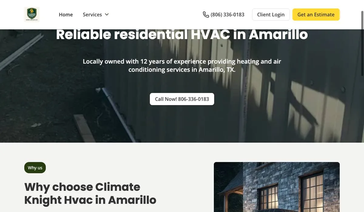 Climate Knight Hvac cover