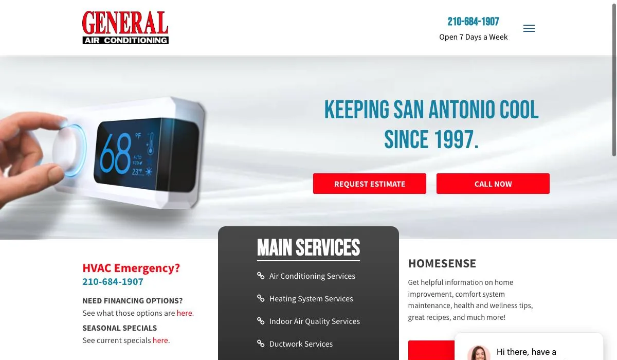 General Air Conditioning cover