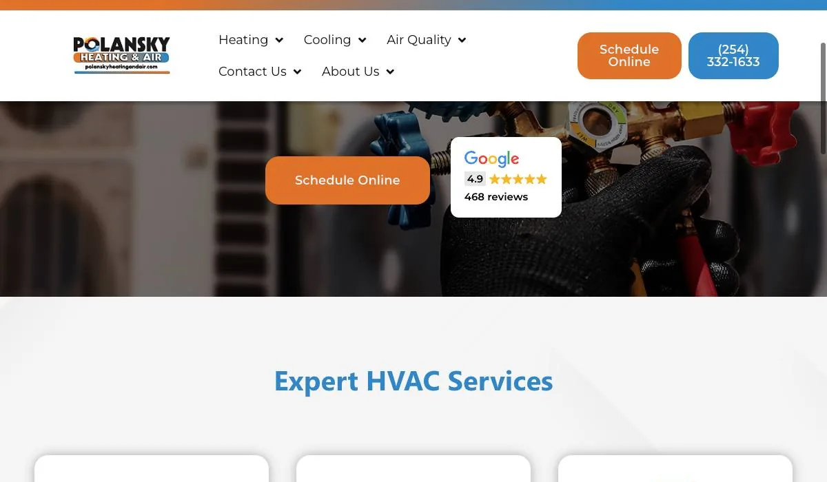 Polansky Heating & Air cover