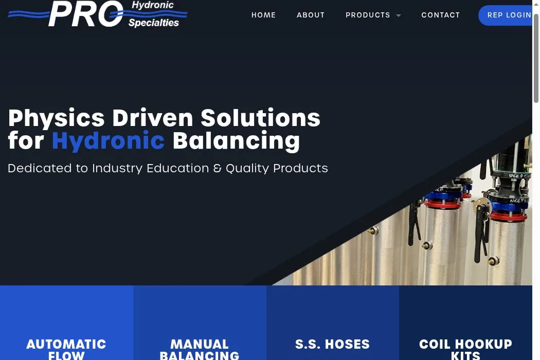 PRO Hydronic Specialties cover