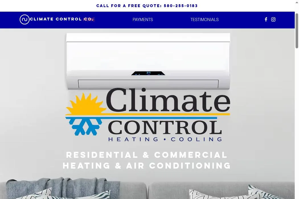 CLIMATE CONTROL CO. cover