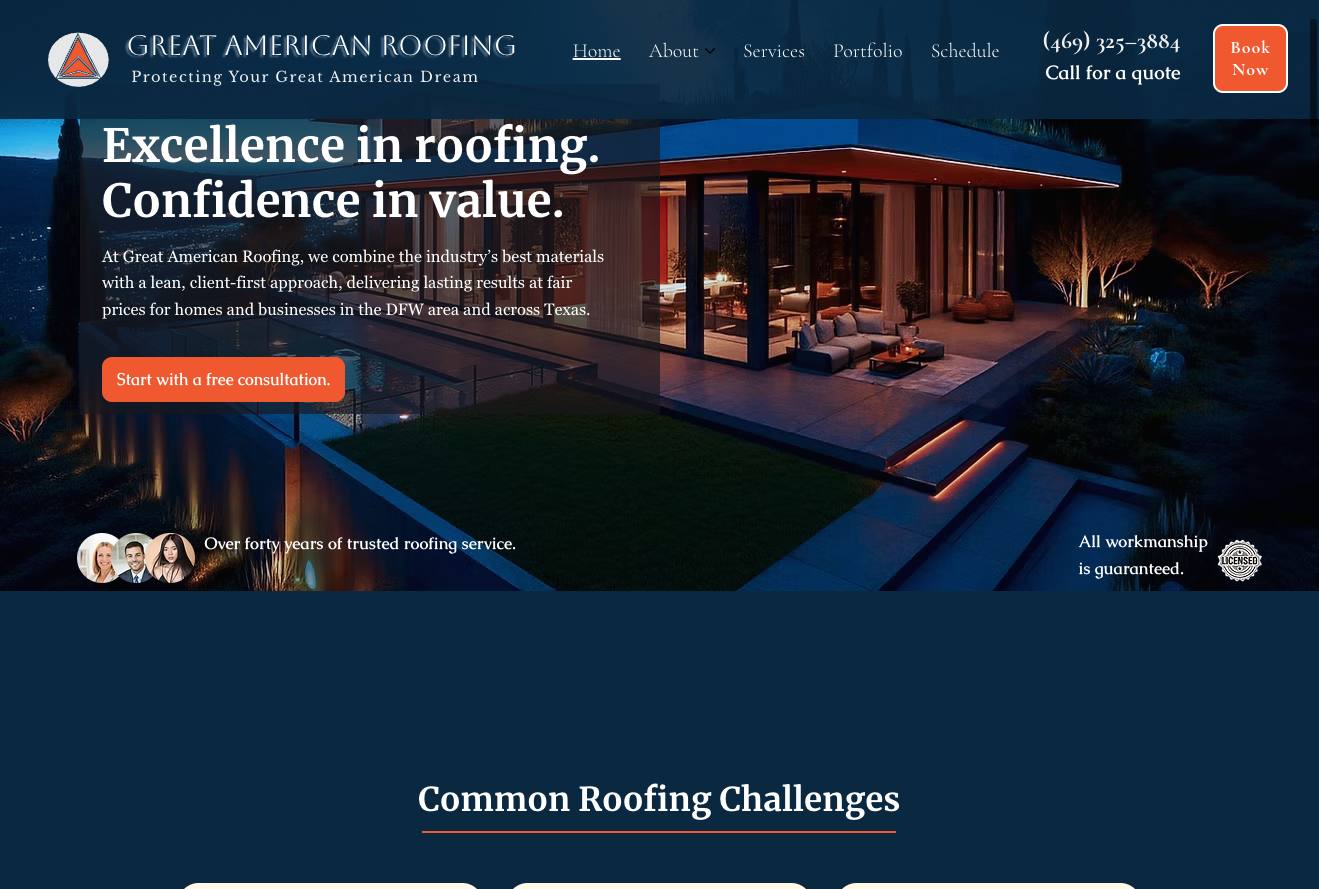 Great American Roofing cover