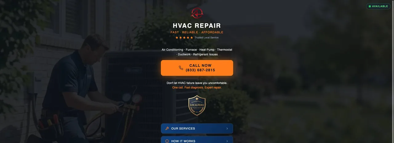 HVAC REPAIR cover