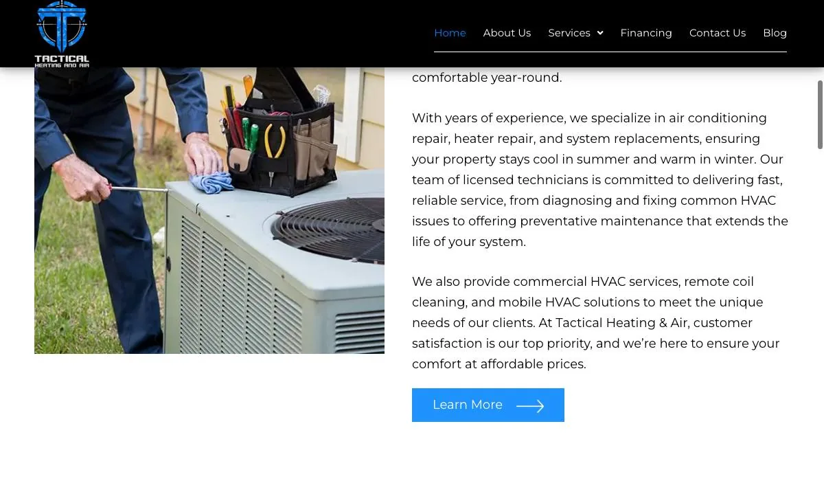 Tactical Heating & Air cover