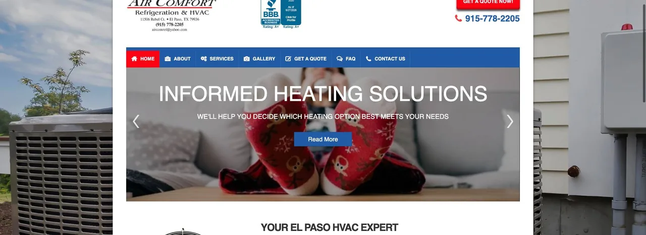 Air Comfort Refrigeration & HVAC LLC cover