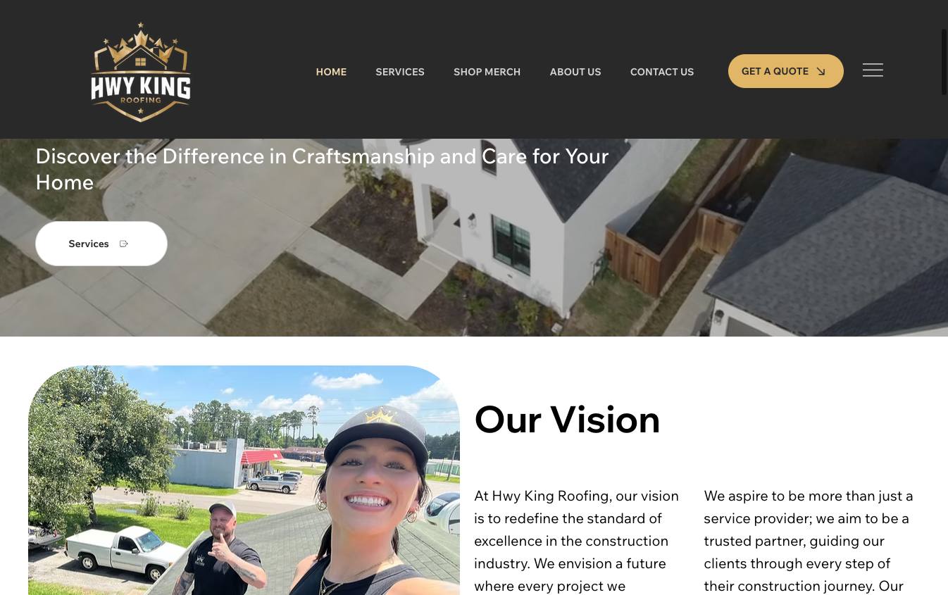 HWY King Roofing cover