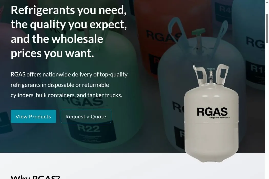 RGAS Refrigerants cover