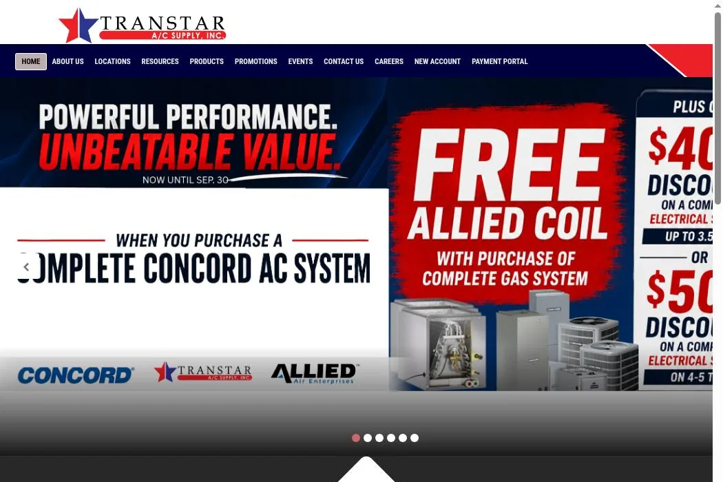 Transtar A/C Supply cover