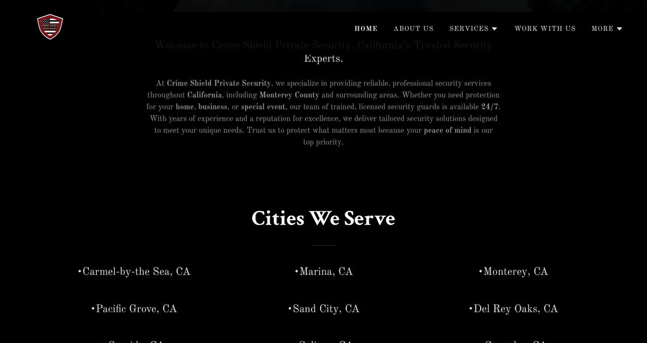 Crime Shield Private Security cover