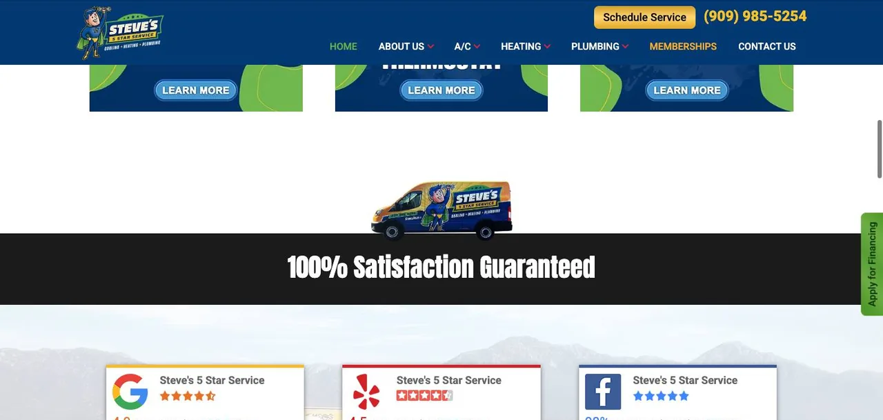 Steve's 5 Star Service cover