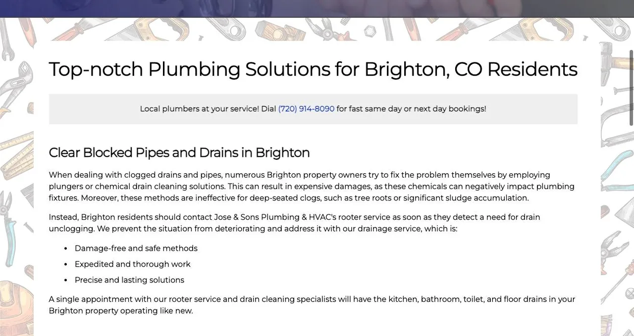 Jose & Sons Plumbing & HVAC cover