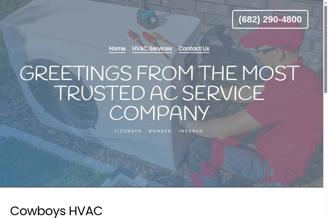 Cowboys HVAC cover