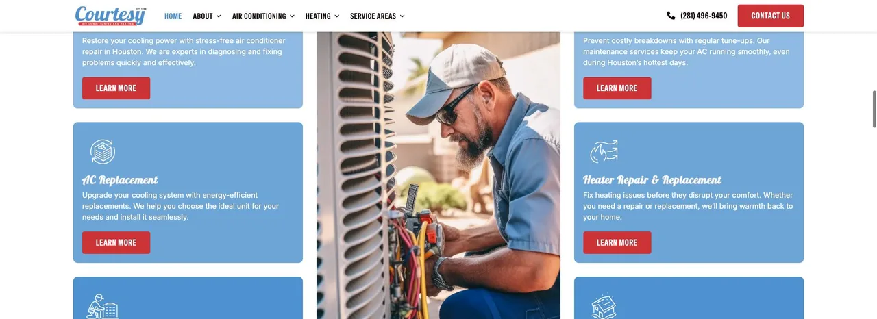 Courtesy Air Conditioning and Heating cover