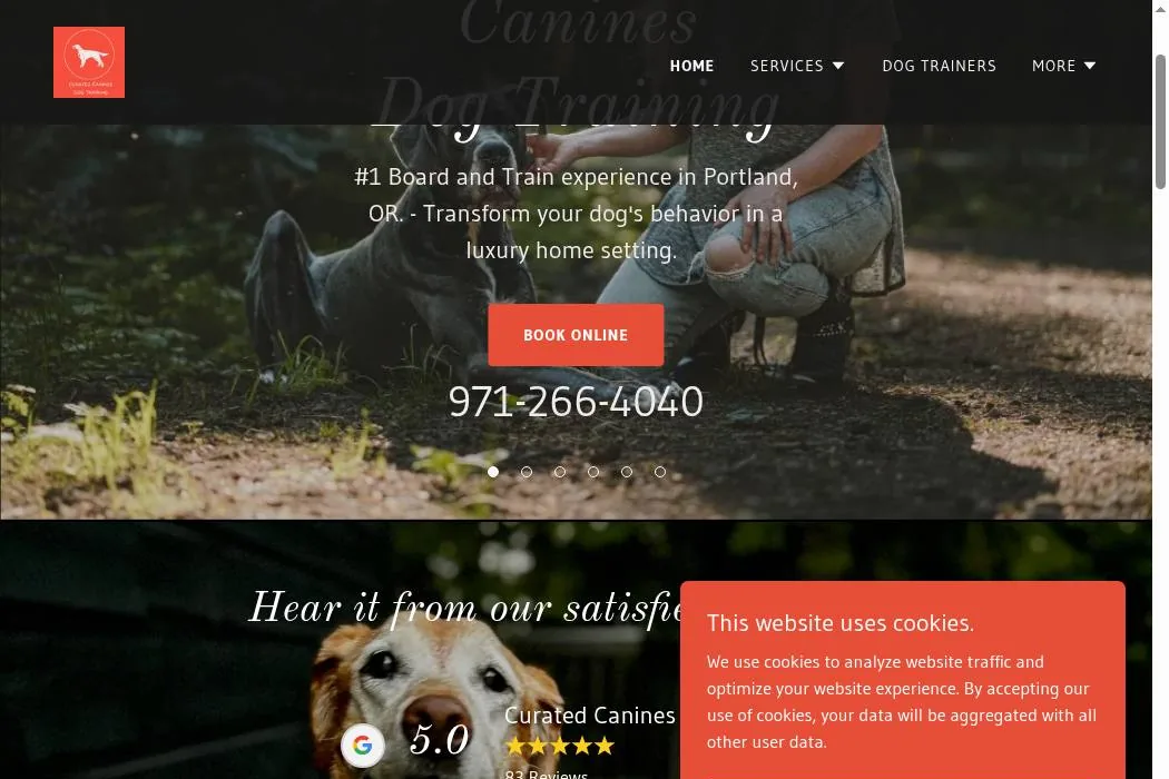 Curated Canines Dog Training cover
