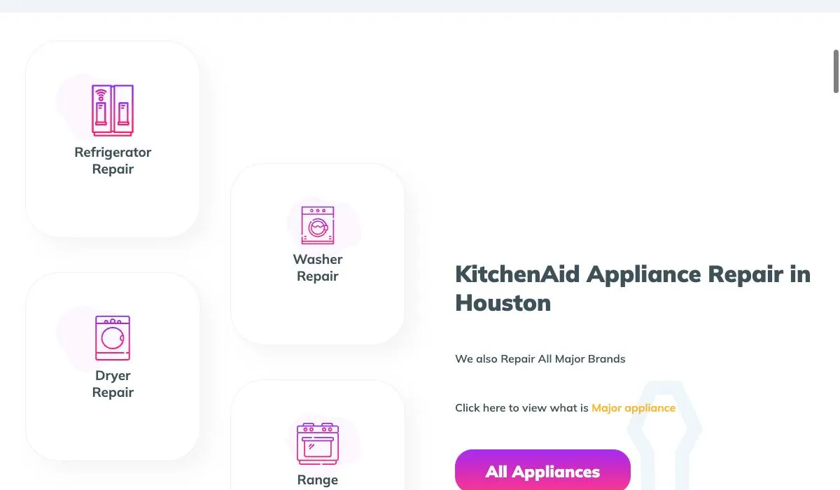 Kitchenaid Appliance Repair cover
