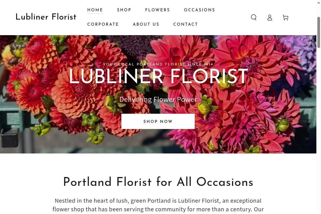 Lubliner Florist cover