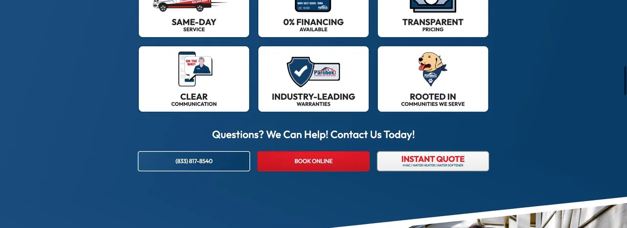 Parobek Plumbing & Air Conditioning cover