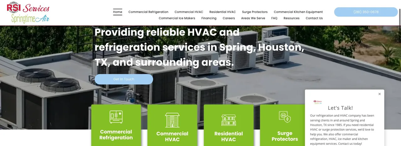RSI Services Springtime Air cover