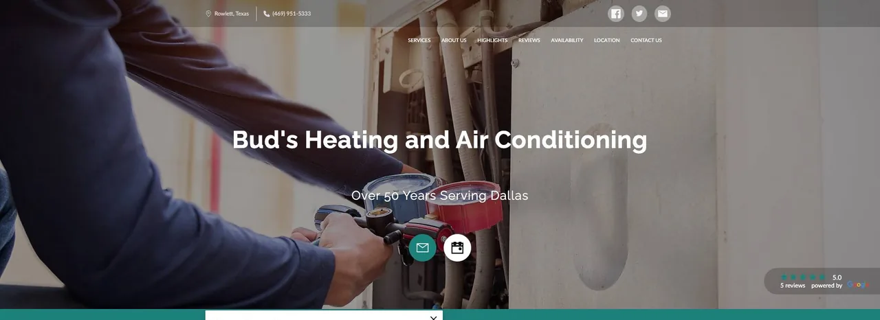 Bud's Heating and Air Conditioning cover