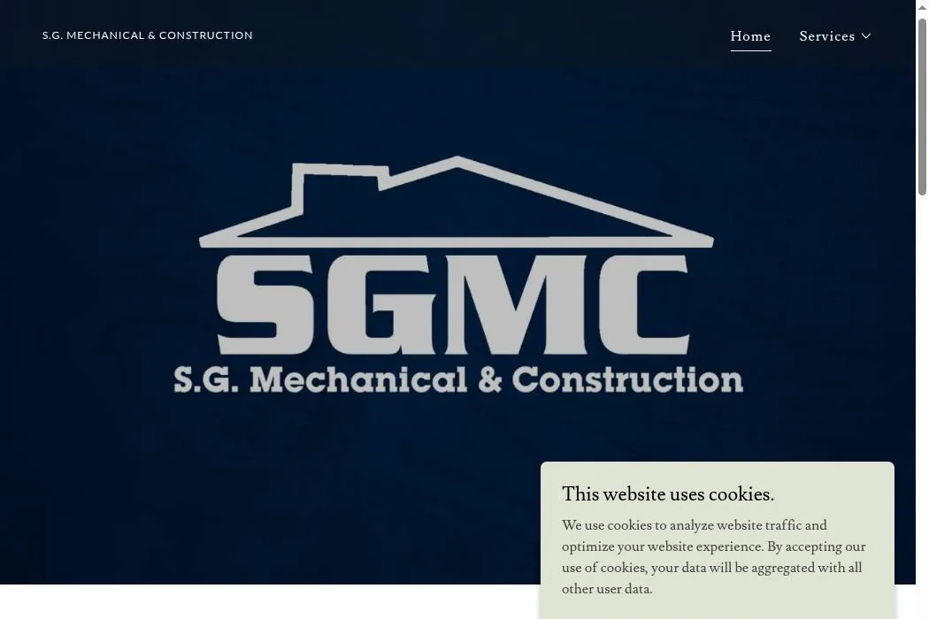 SG Mechanical & Construction cover