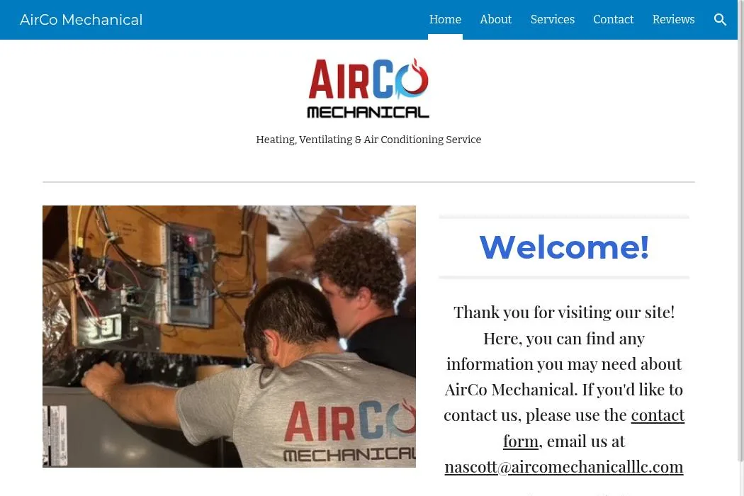 AirCo Mechanical cover