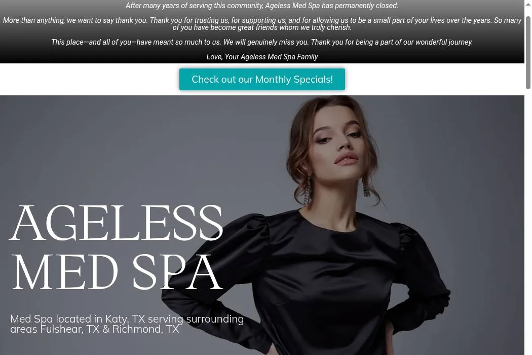 Ageless Med Spa cover