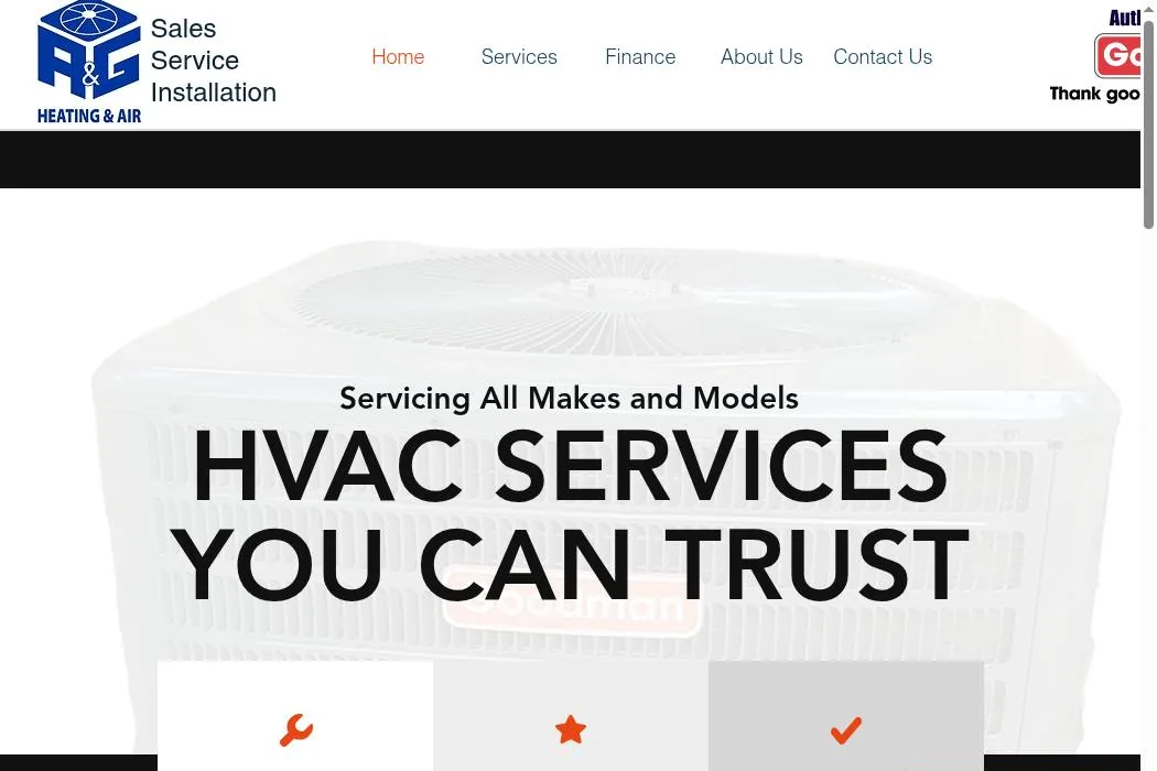 A&G Heating & Air cover