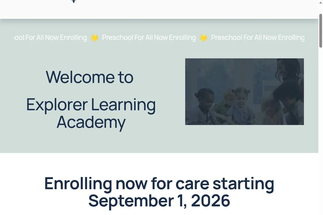 Explorer Learning Academy cover