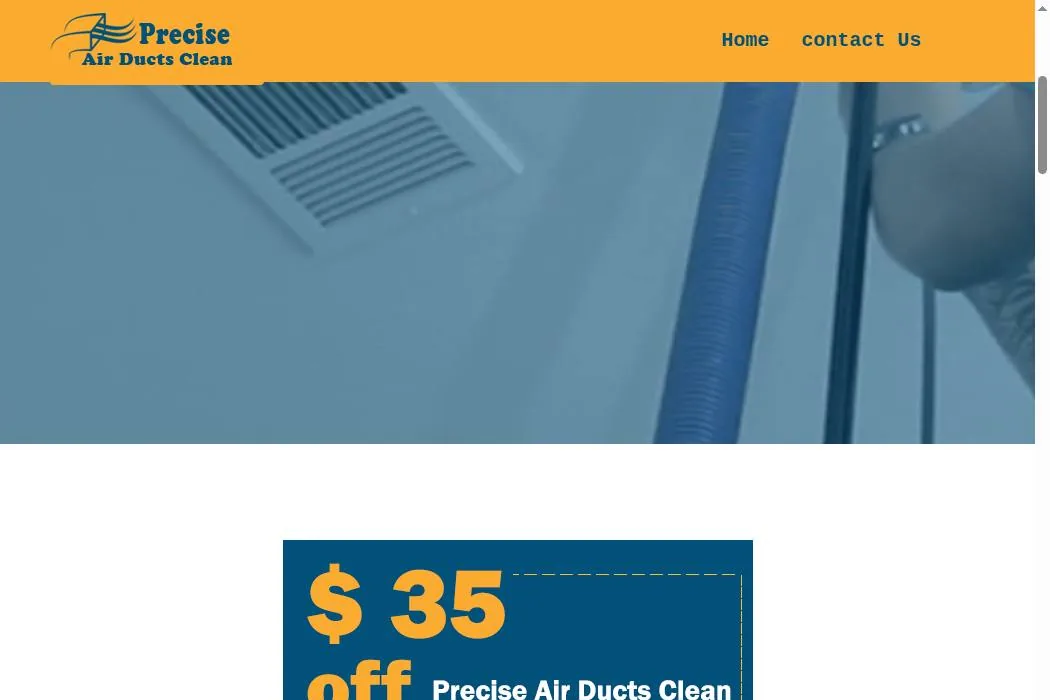 Precise Air Ducts Clean cover