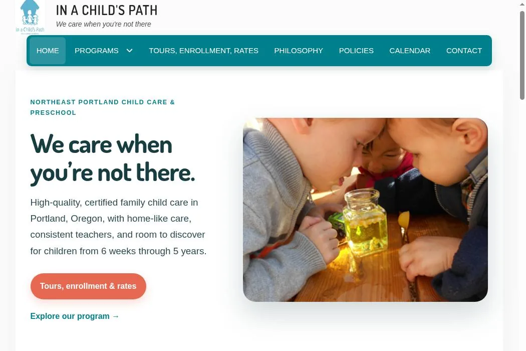 In A Child's Path cover