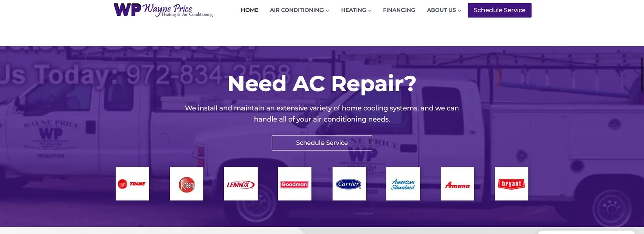 Wayne Price Heating And Air Conditioning cover