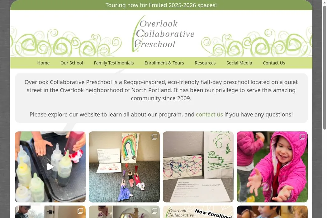 Overlook Collaborative Preschool cover