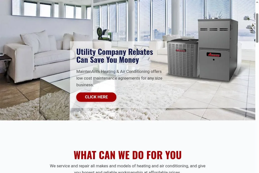 MaintenAnts Heating & Air Conditioning cover