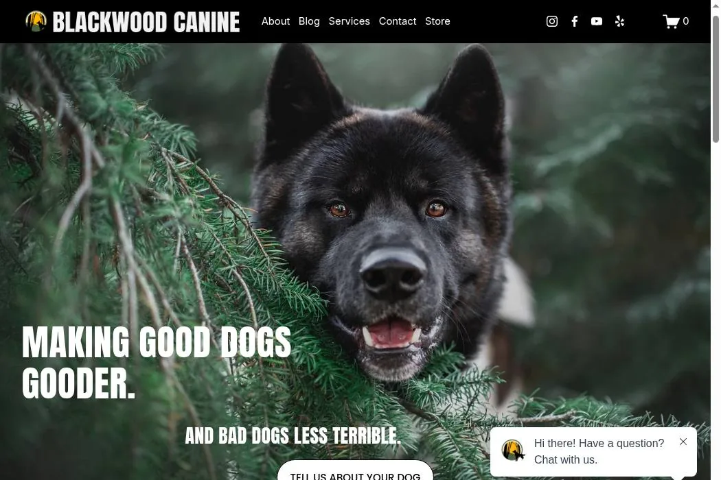 BLACKWOOD CANINE cover