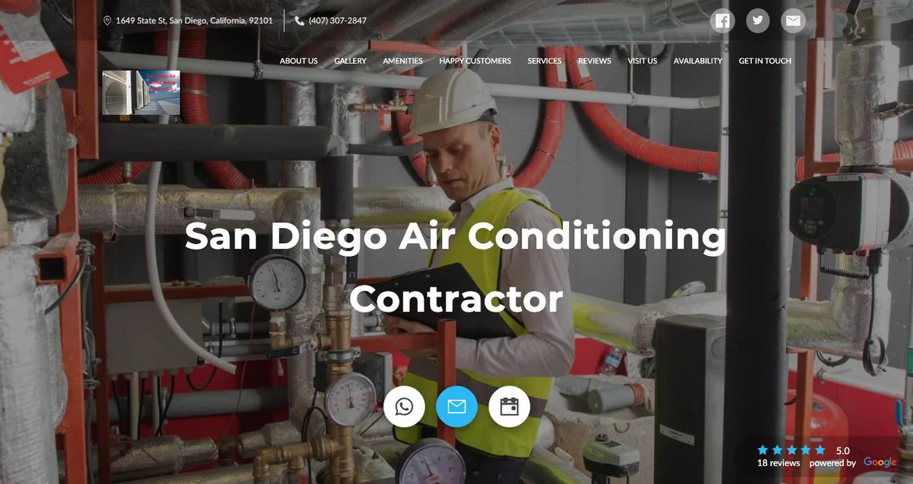 San Diego Air Conditioning Contractor cover